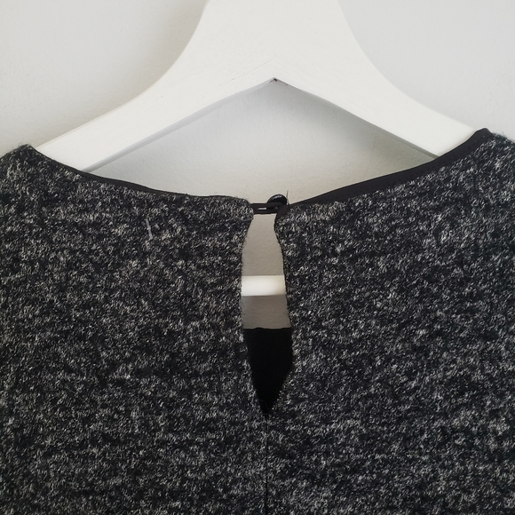 * SOLD * Madewell Leather Pocket Wool Sheath Dress … - Picture 8 of 9